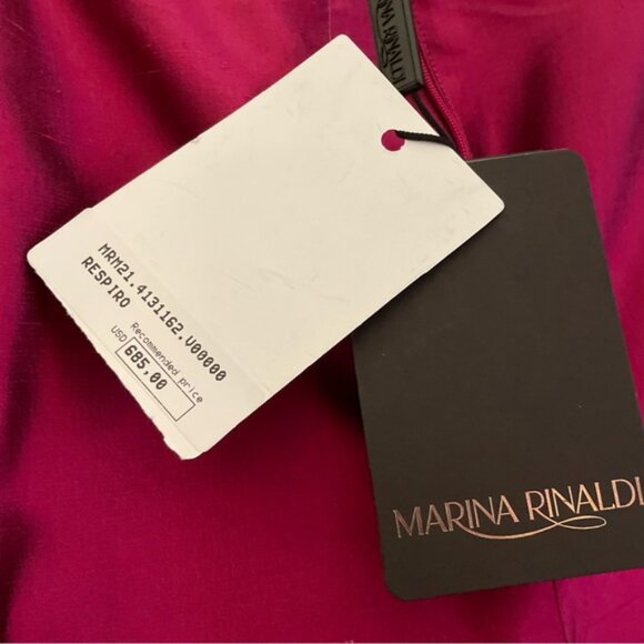Marina Rinaldi Pleated Dress Pant Hot Pink Size 16 - Picture 2 of 5